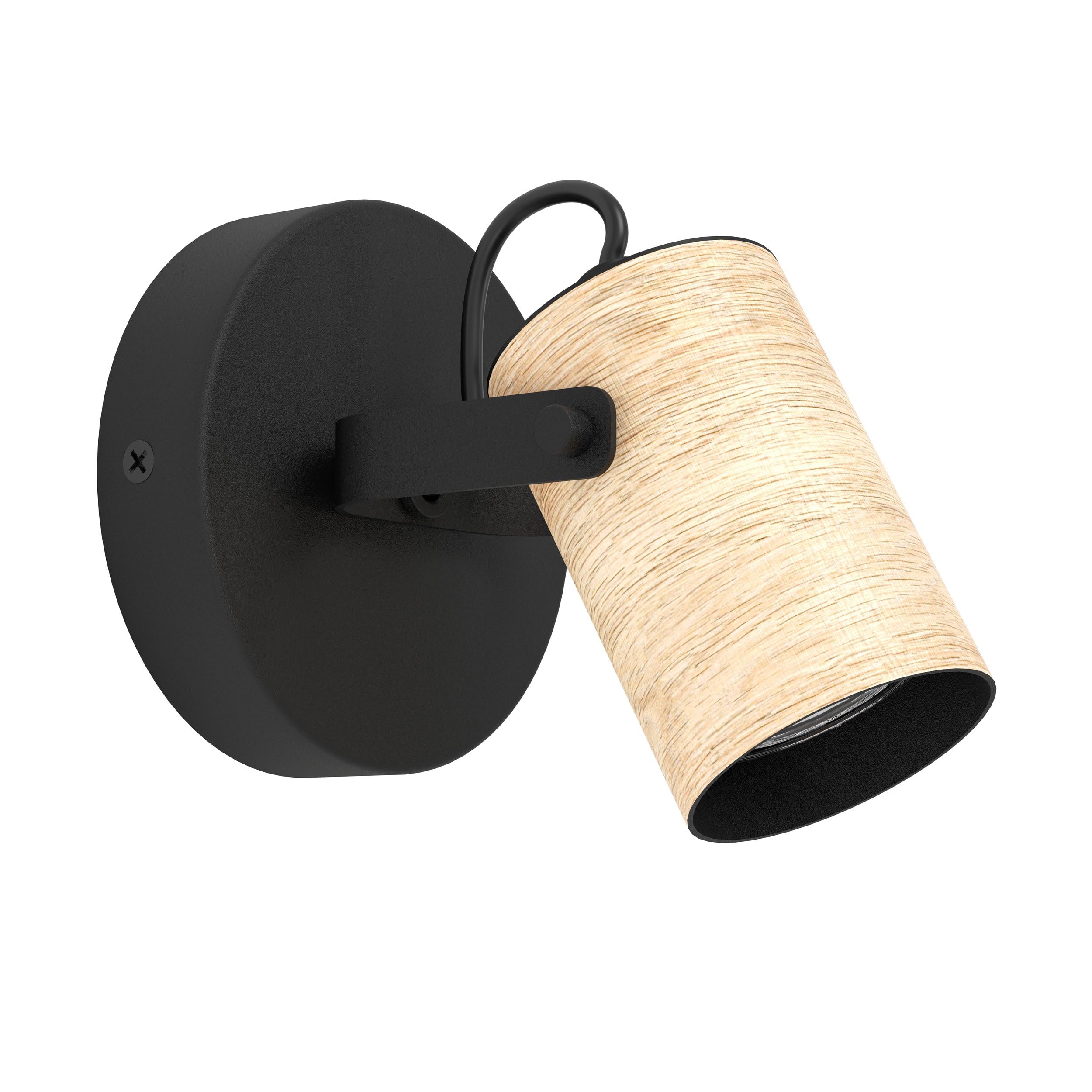 eglo-cayuca-led-deckenstrahler-2-flammig-holz-natur-schwarz-gu10-warmwei image 8