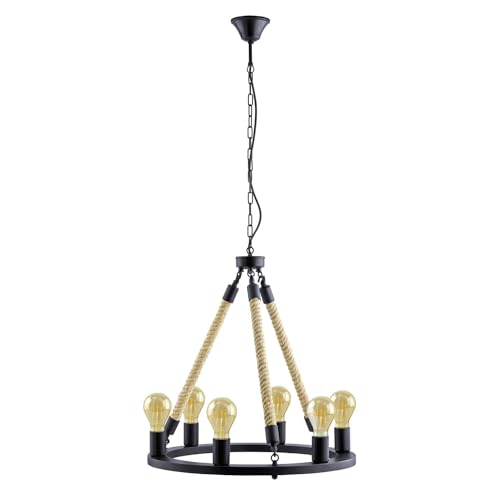 eglo-findlay-pendelleuchte-6-flammig-vintage-industrial-56-cm-schwarz image 8