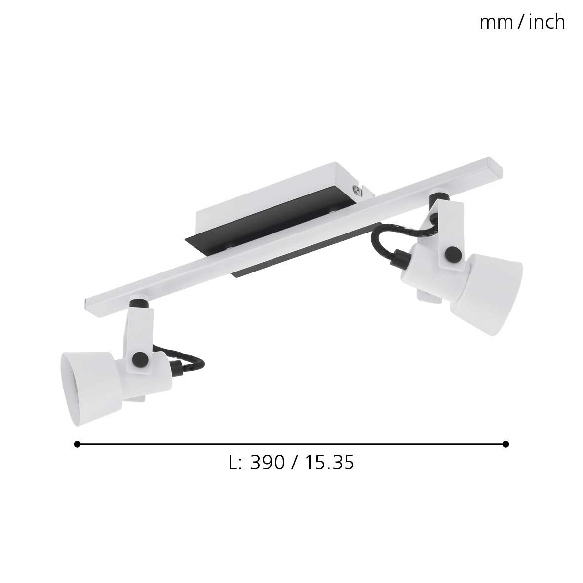 eglo-trillo-deckenstrahler-2-flammig-wei-schwarz-gu10-800-lumen image 3