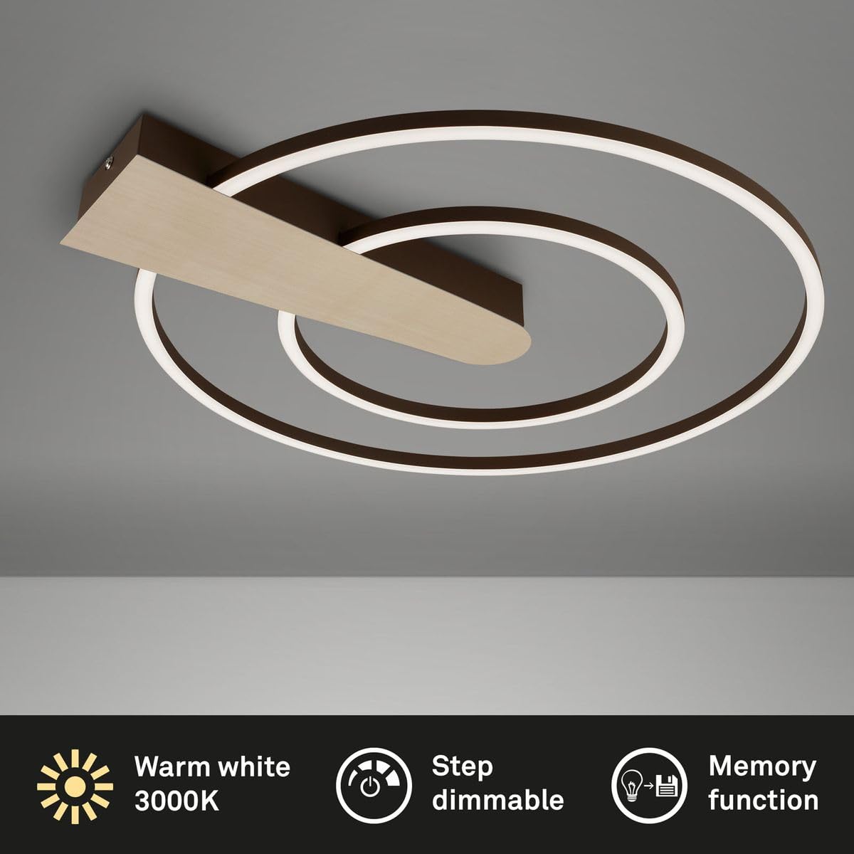 briloner-simple-led-deckenleuchte-rund-49-5cm-gold-braun-3-stufen-dimmbar image 5