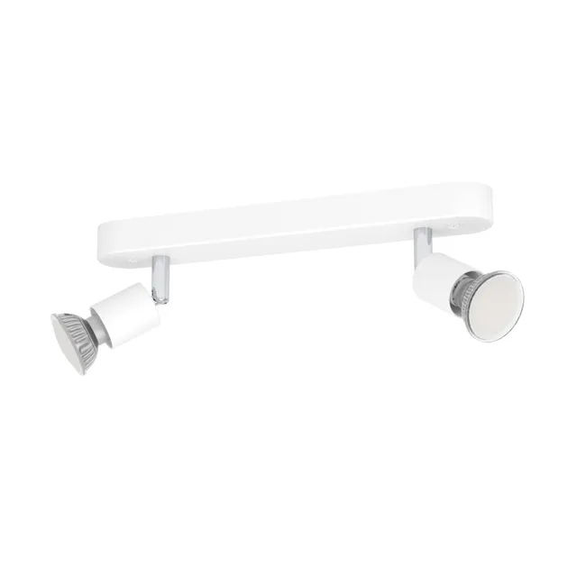 eglo-stecci-e-deckenlampe-2-flammig-spotbalken-wei-30-cm-gu10 image 1