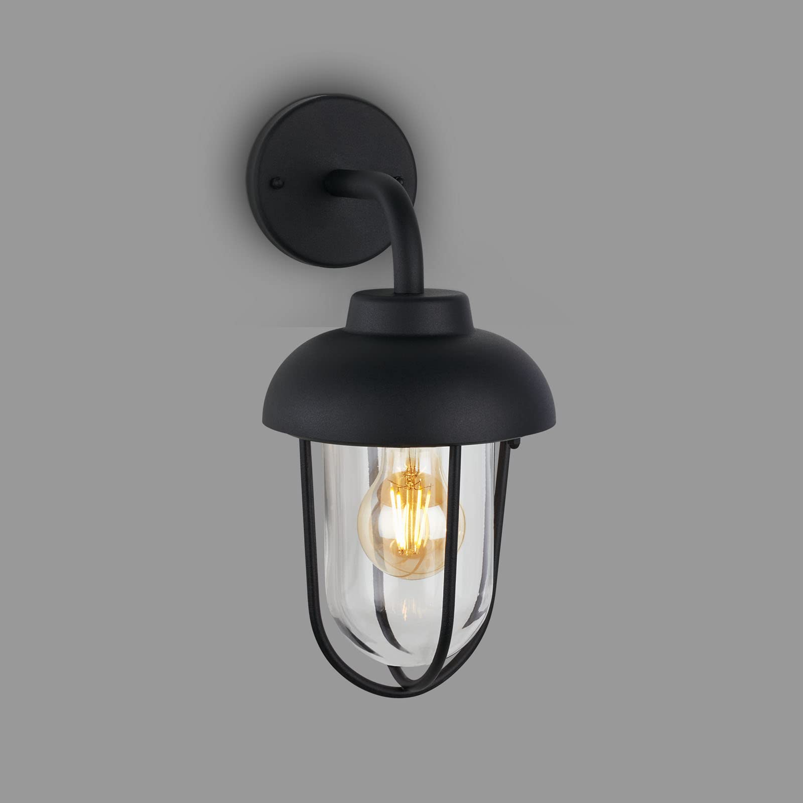 briloner-au-enlampe-retro-au-enwandleuchte-schwarz-e27-ip44-335x160x210mm image 1