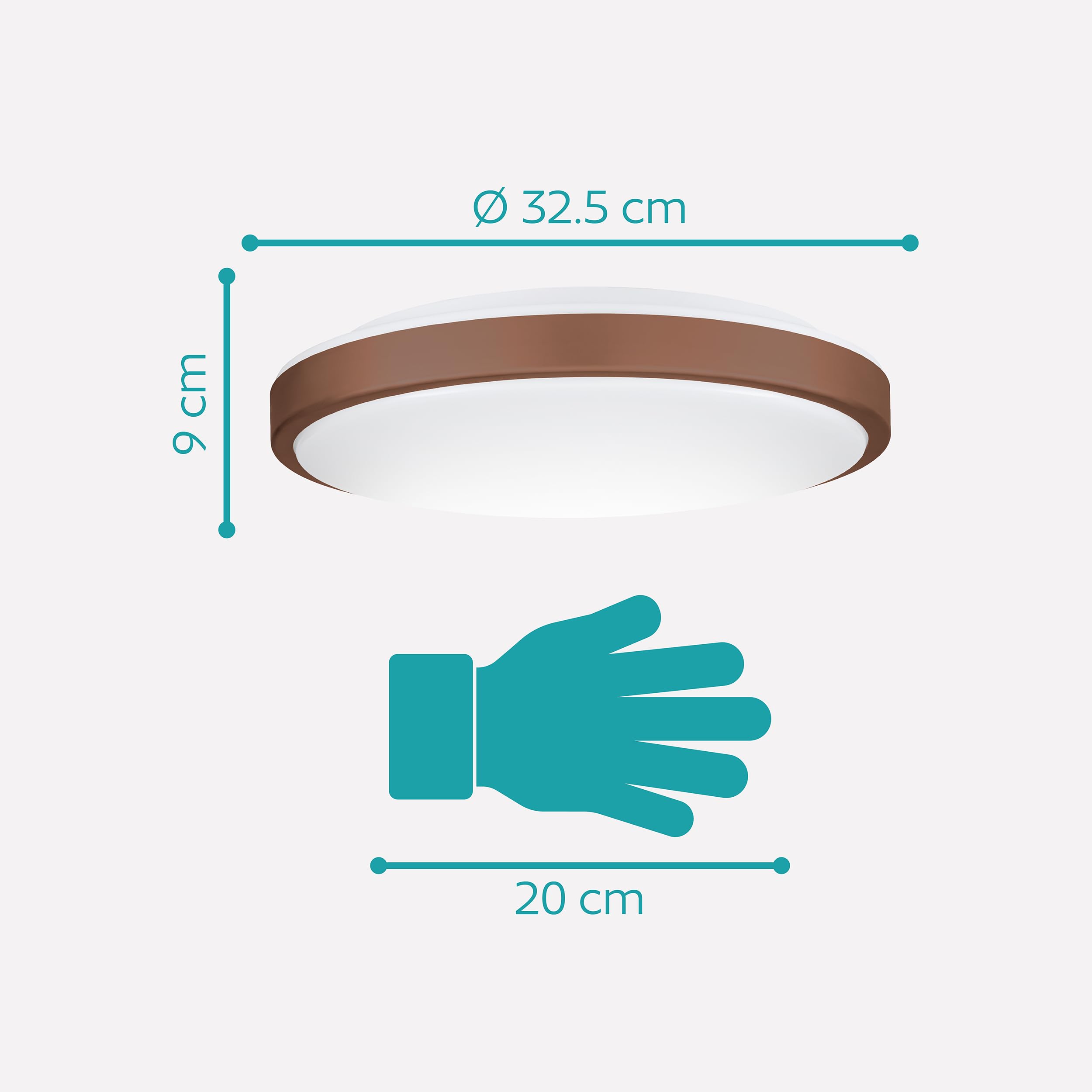 eglo-lezuza-led-deckenleuchte-32-5-cm-wei-mokka-2200-lm-warmwei image 5