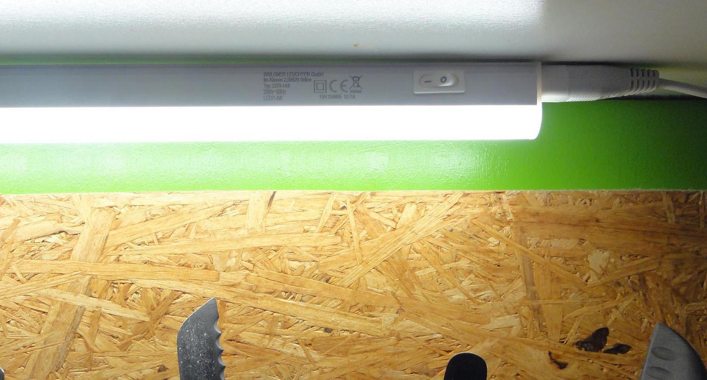 Endlich Licht beim Schnippeln