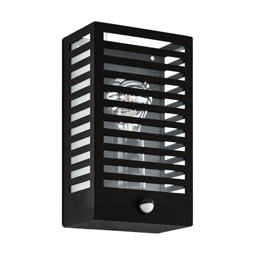 eglo-alamonte-3-au-enwandleuchte-mit-bewegungsmelder-schwarz-e27-ip44 image 6