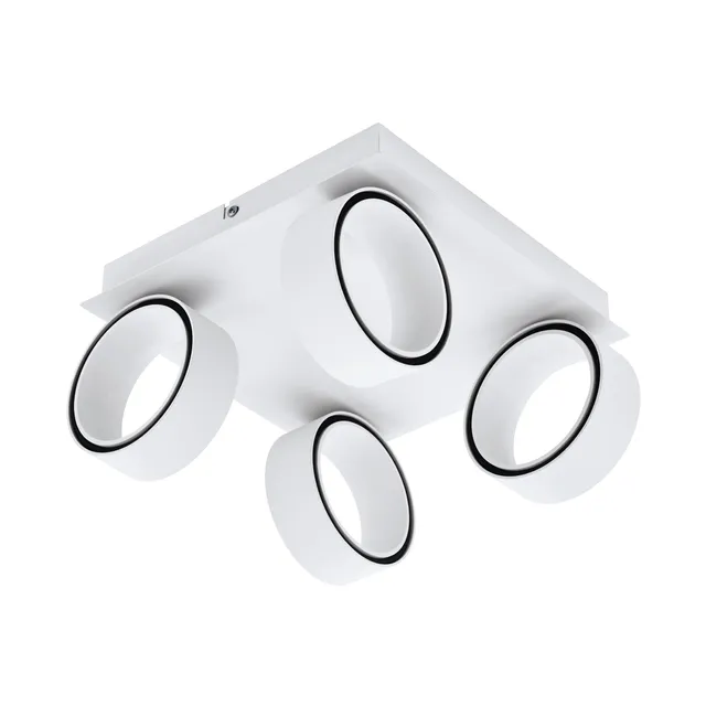 eglo-albariza-led-deckenspot-4-flammig-wei-25x25-cm-warmwei image 1