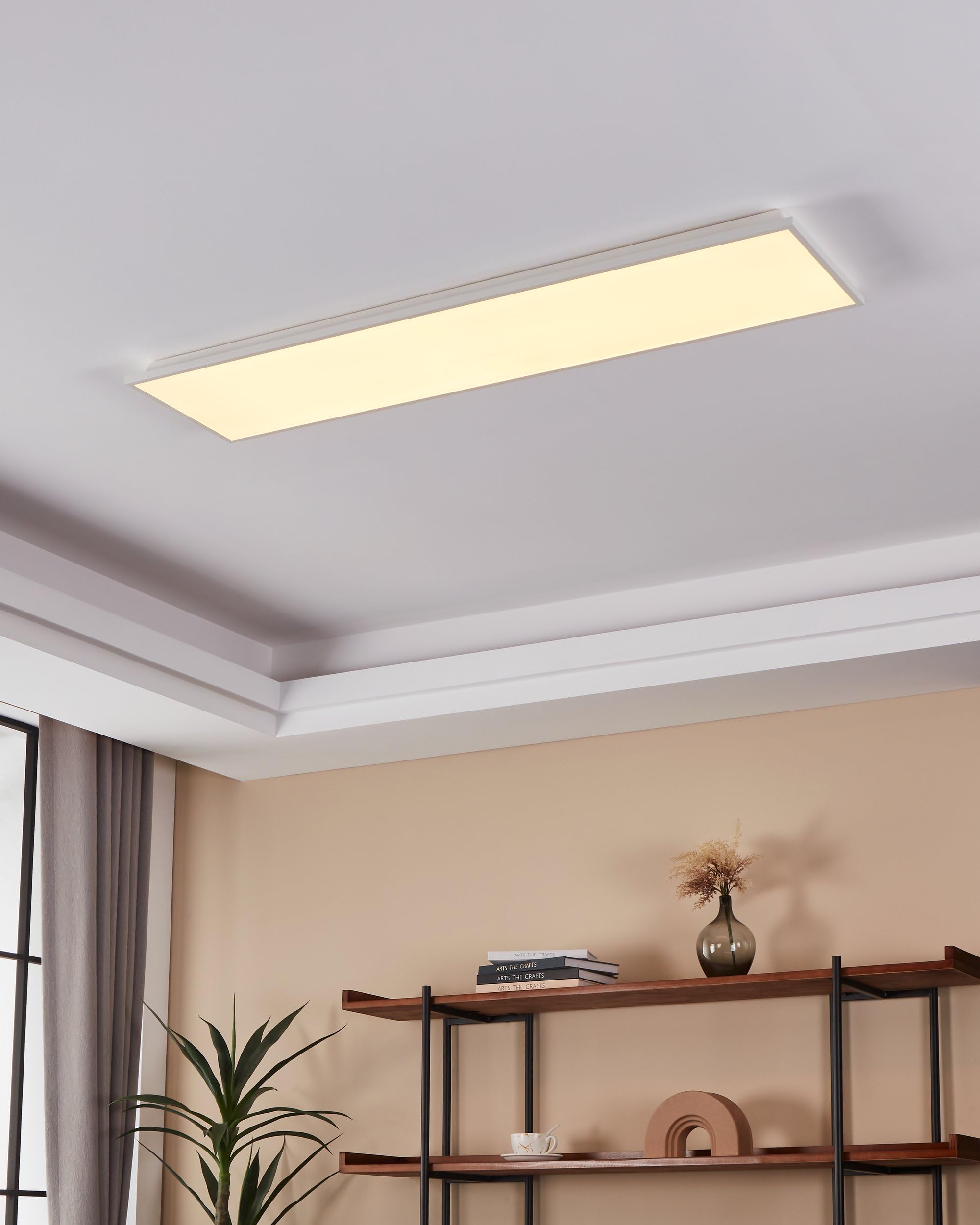 eglo-connect-z-herrora-z-smart-led-panel-120x30cm-zigbee-app-sprache-dimmbar-wei image 5
