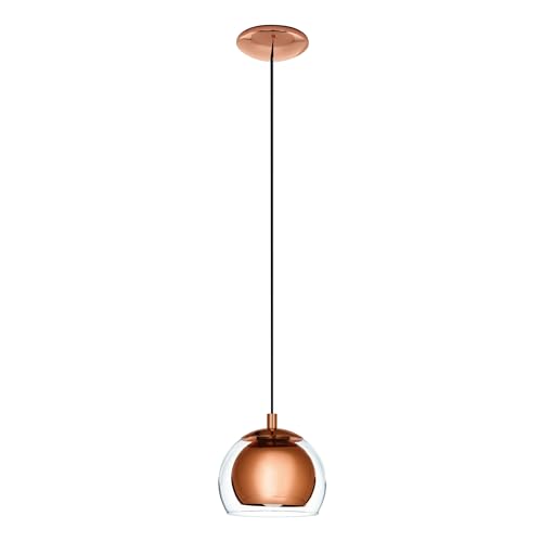 eglo-rocamar-pendelleuchte-1-flammig-h-ngelampe-metall-kupfer-glas-klar-e27 image 6