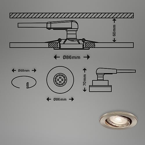 briloner-led-einbaustrahler-3er-set-matt-nickel-schwenkbar-stufen-dimmbar-gu10-5 image 6