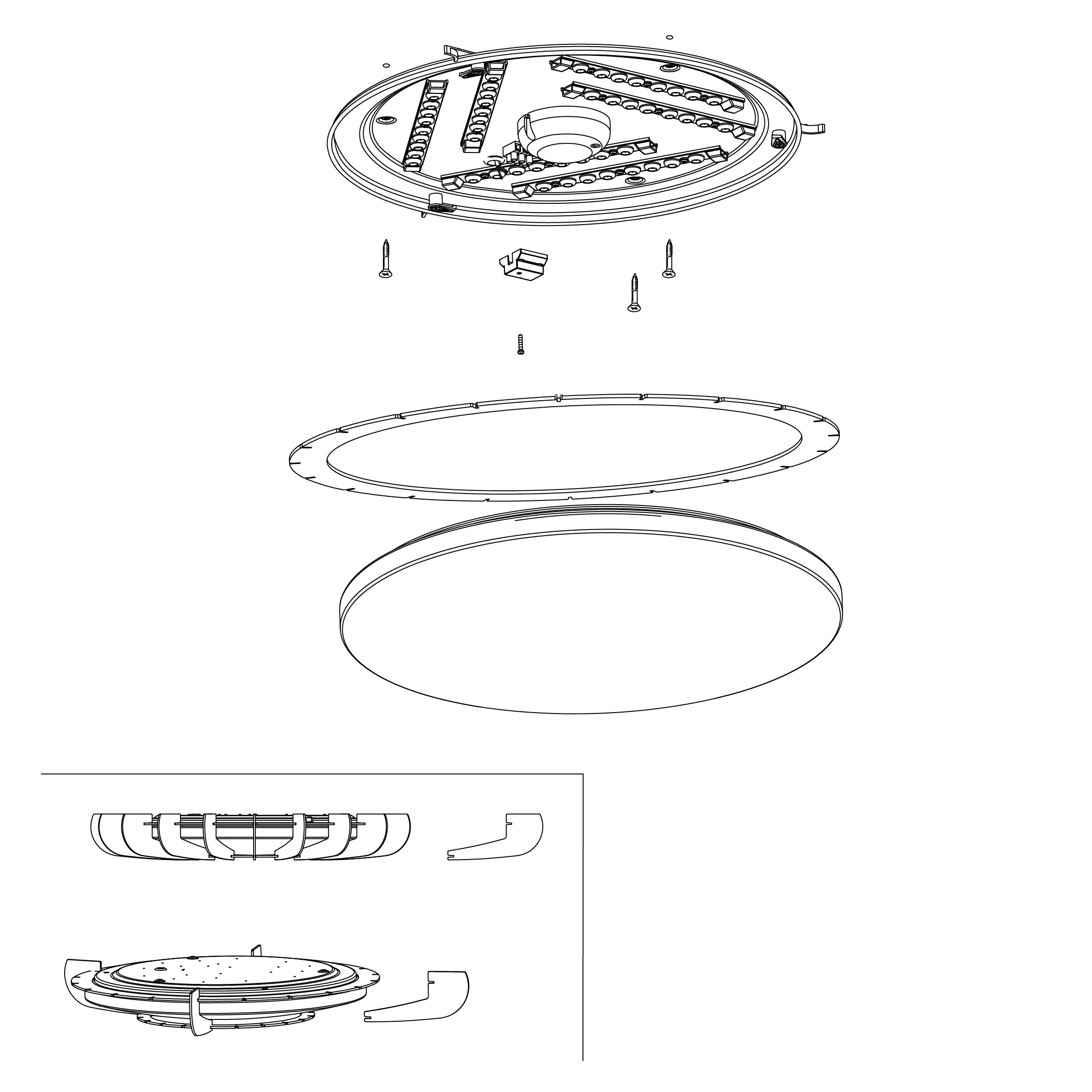 eglo-arapiles-led-decken-und-wandleuchte-rund-wei-grau-3500-lumen image 6