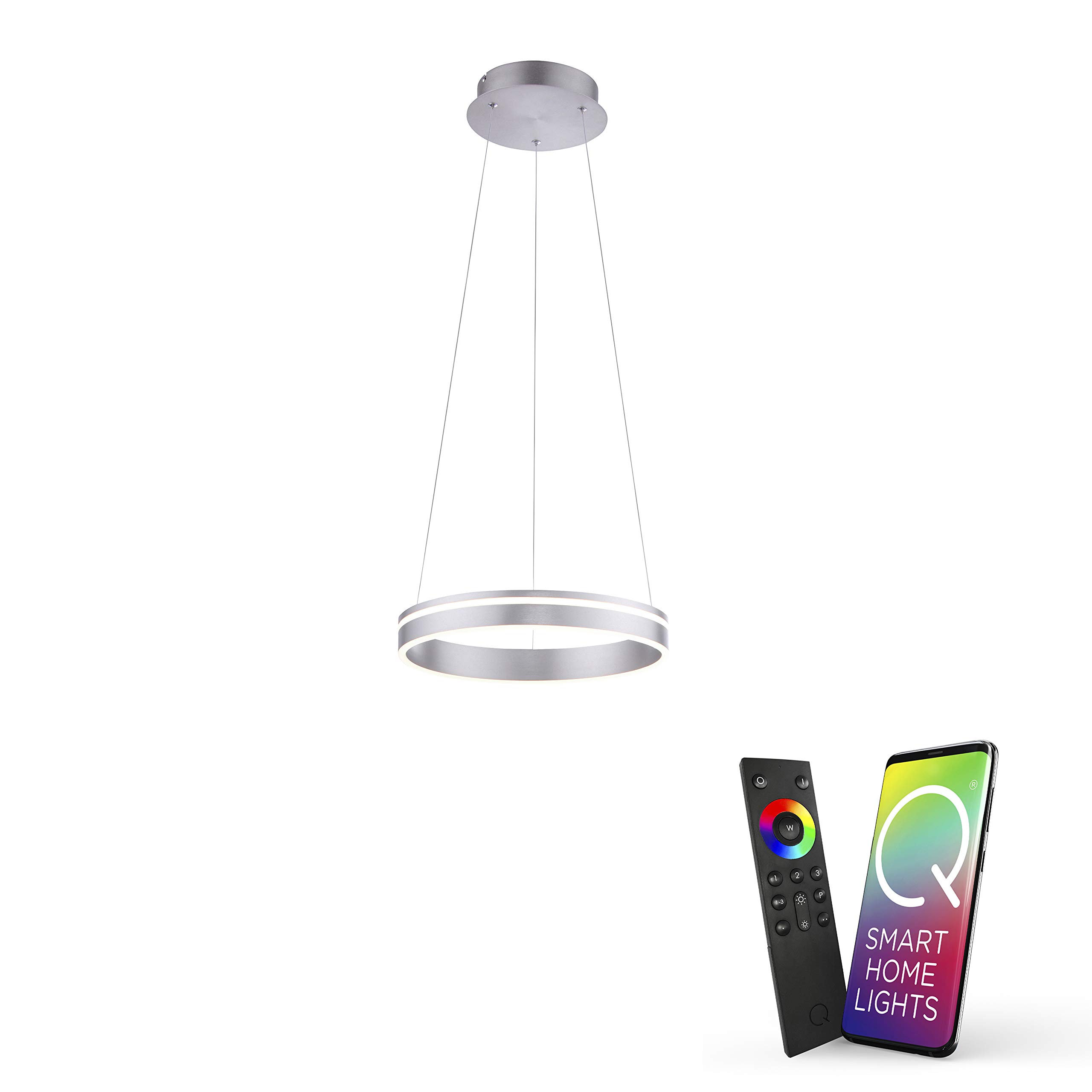 paul-neuhaus-q-vito-led-pendelleuchte-40-cm-silber-smart-cct image 1