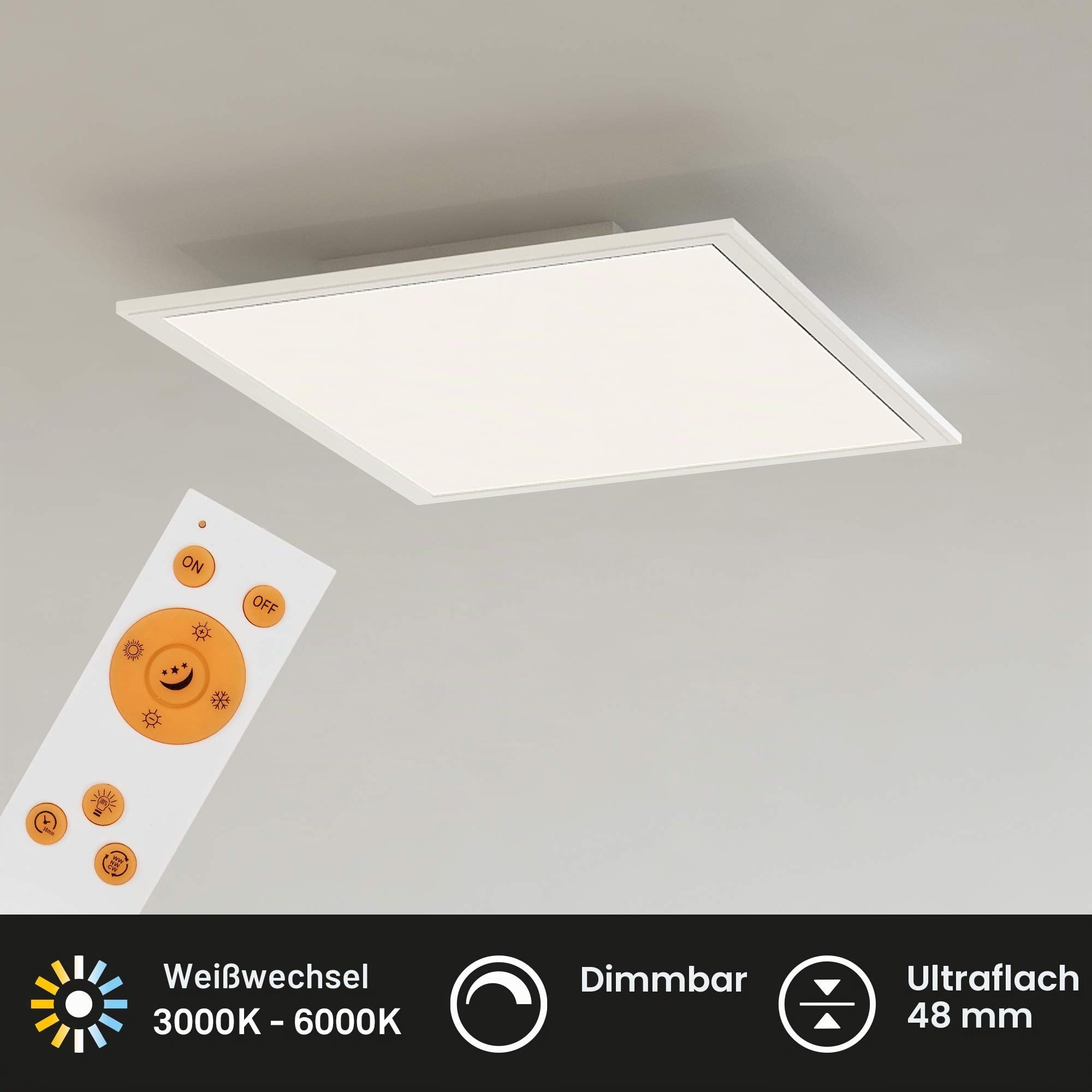 briloner-7194-016-led-deckenleuchte-panel-29-5-cm-wei-dimmbar image 2