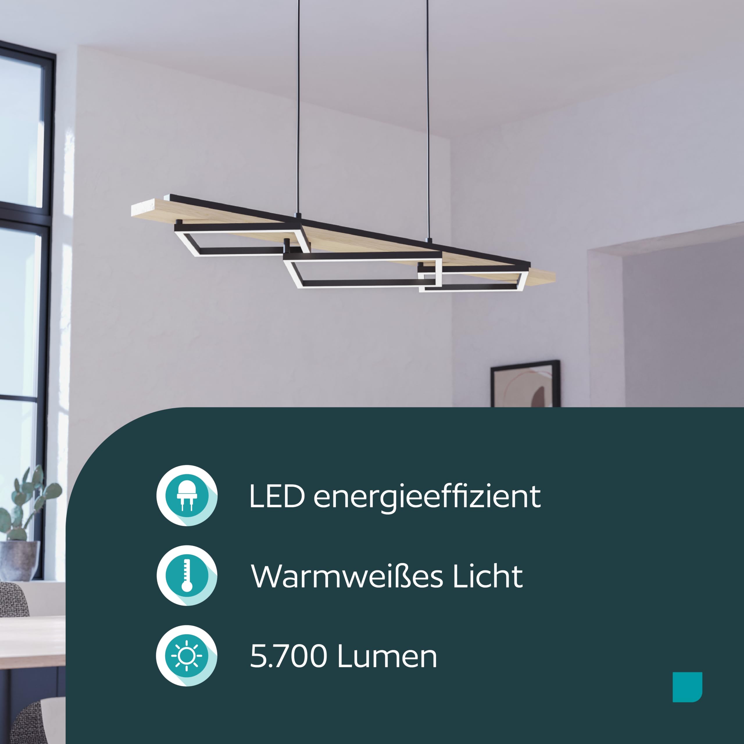 eglo-boyal-led-h-ngelampe-3-flammig-holz-schwarz-warmwei-101cm image 2