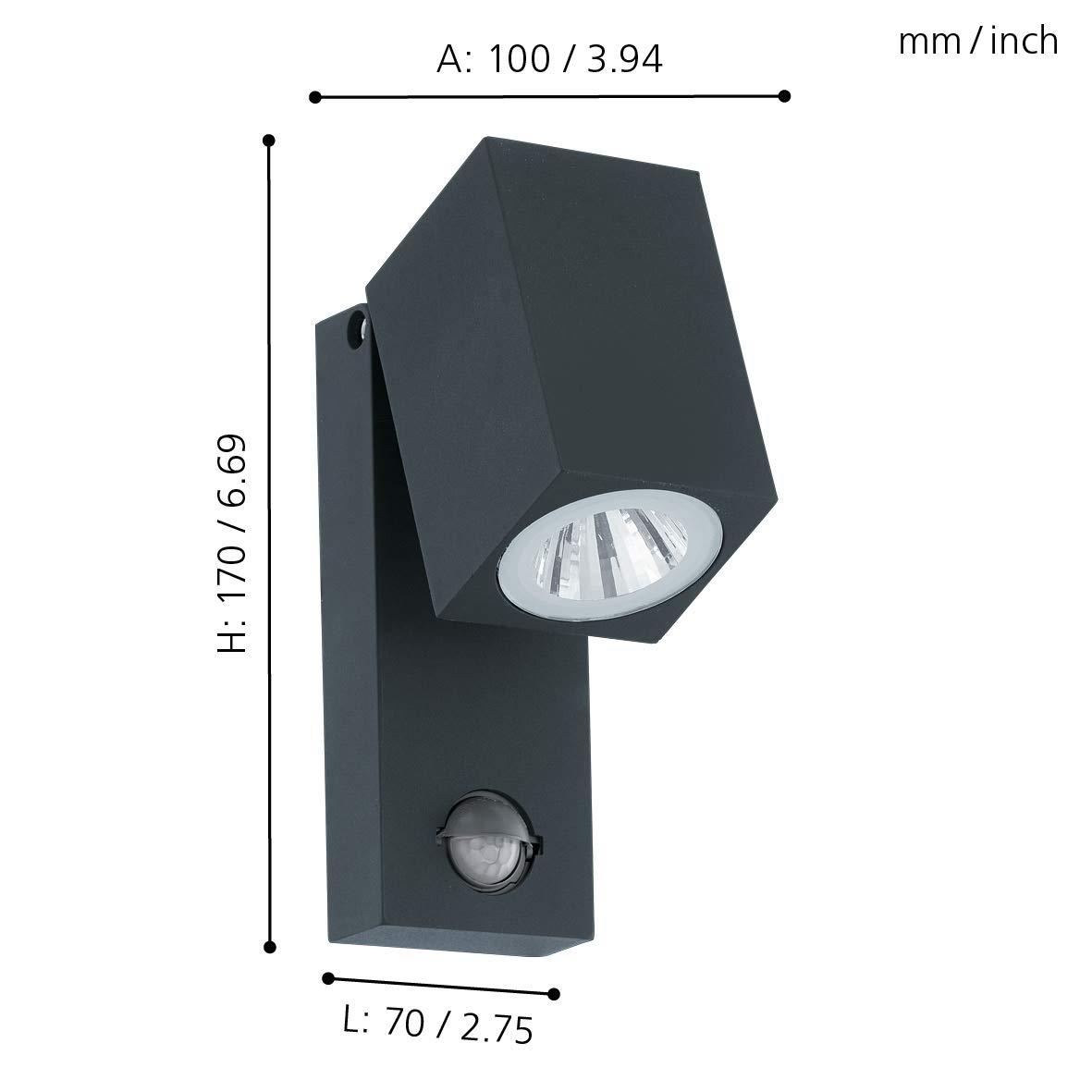 eglo-sakeda-led-au-en-wandleuchte-mit-bewegungsmelder-anthrazit-ip44 image 6