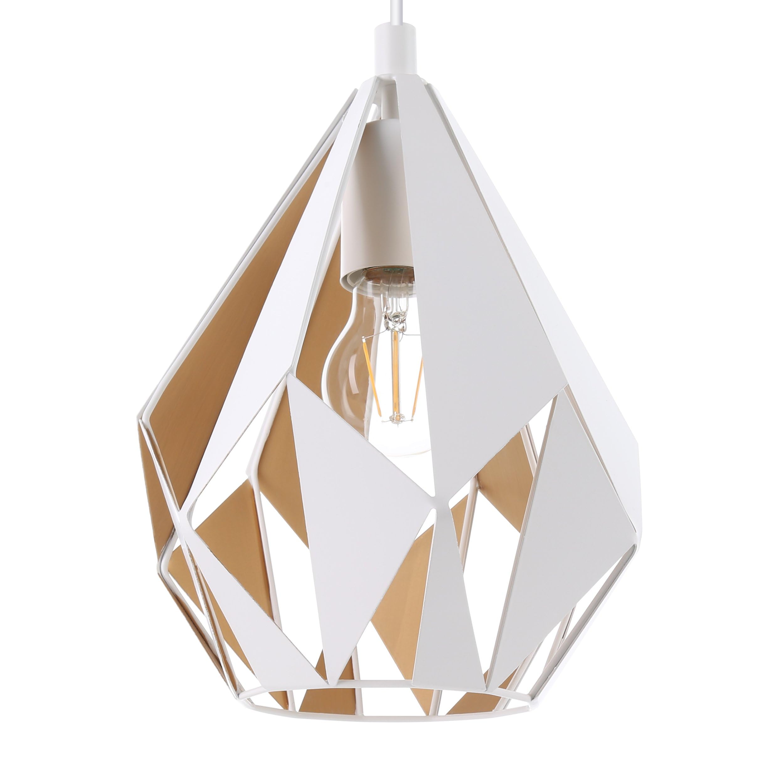 eglo-carlton-1-pendelleuchte-vintage-wei-gold-e27-20-5-cm image 6