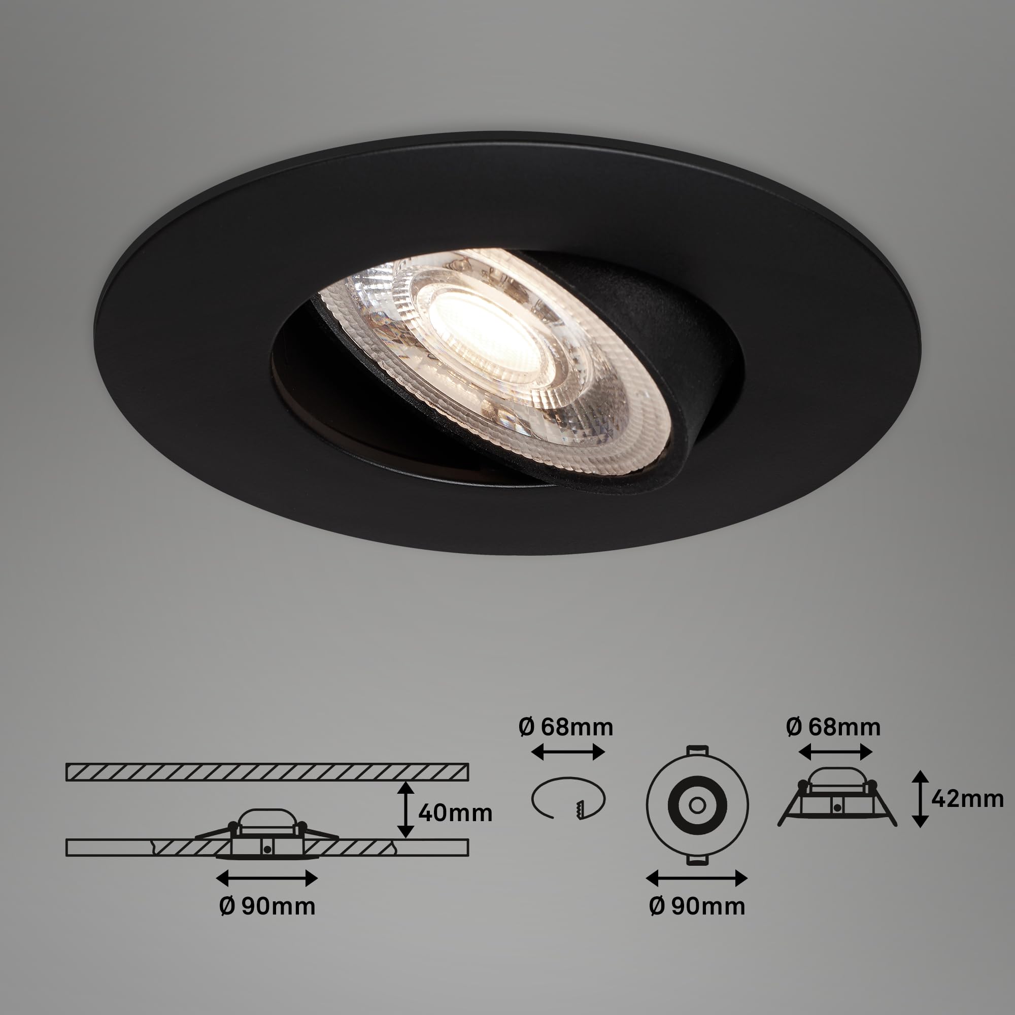 briloner-3er-set-led-einbaustrahler-ip65-dimmbar-schwarz-90x42-mm image 8