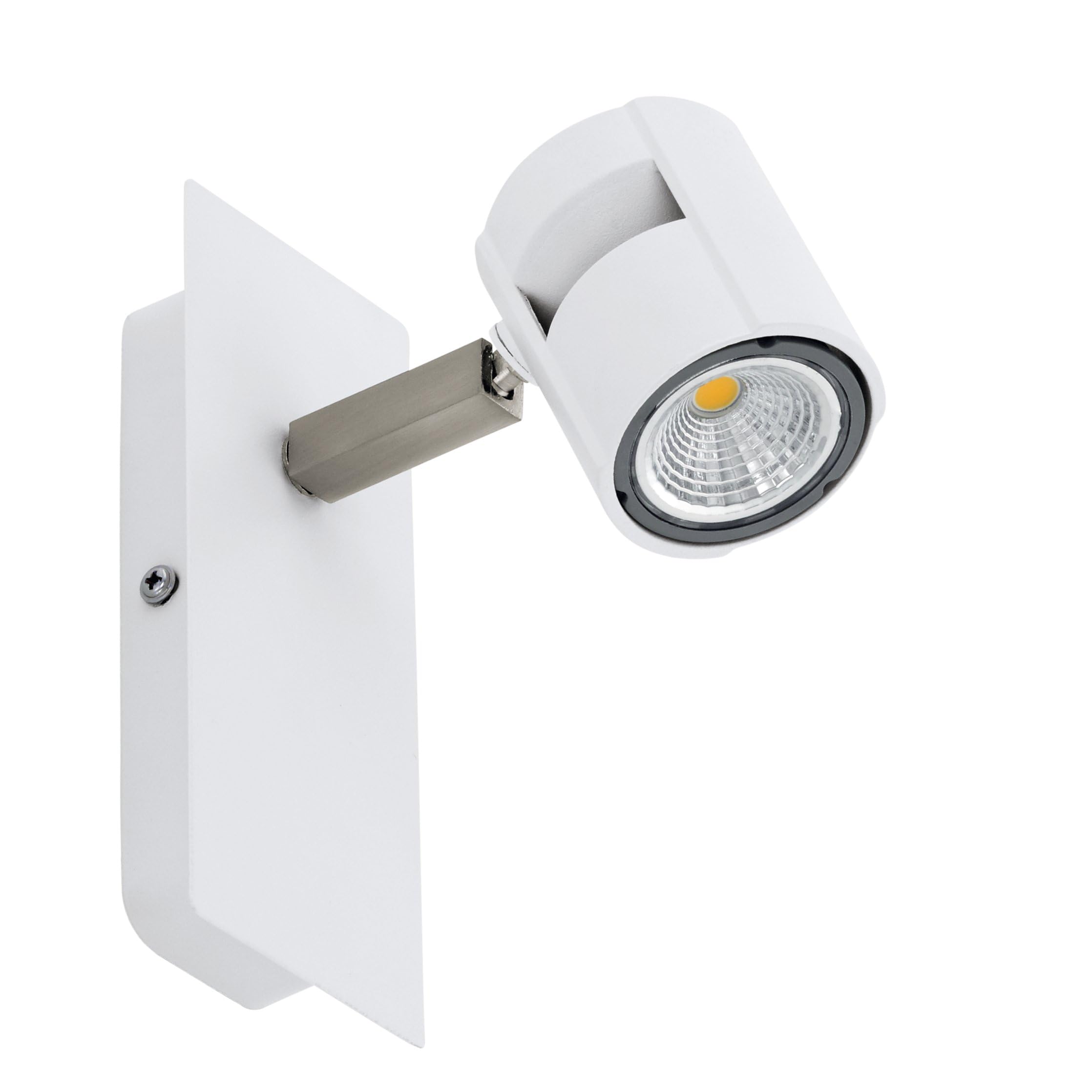 eglo-vergiano-led-wandlampe-wei-nickel-matt-schwenkbar-gu10-warmwei image 1