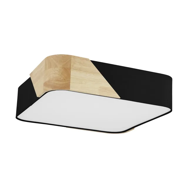 eglo-grimaldino-deckenleuchte-2-flammig-textil-holz-41-5-cm image 1
