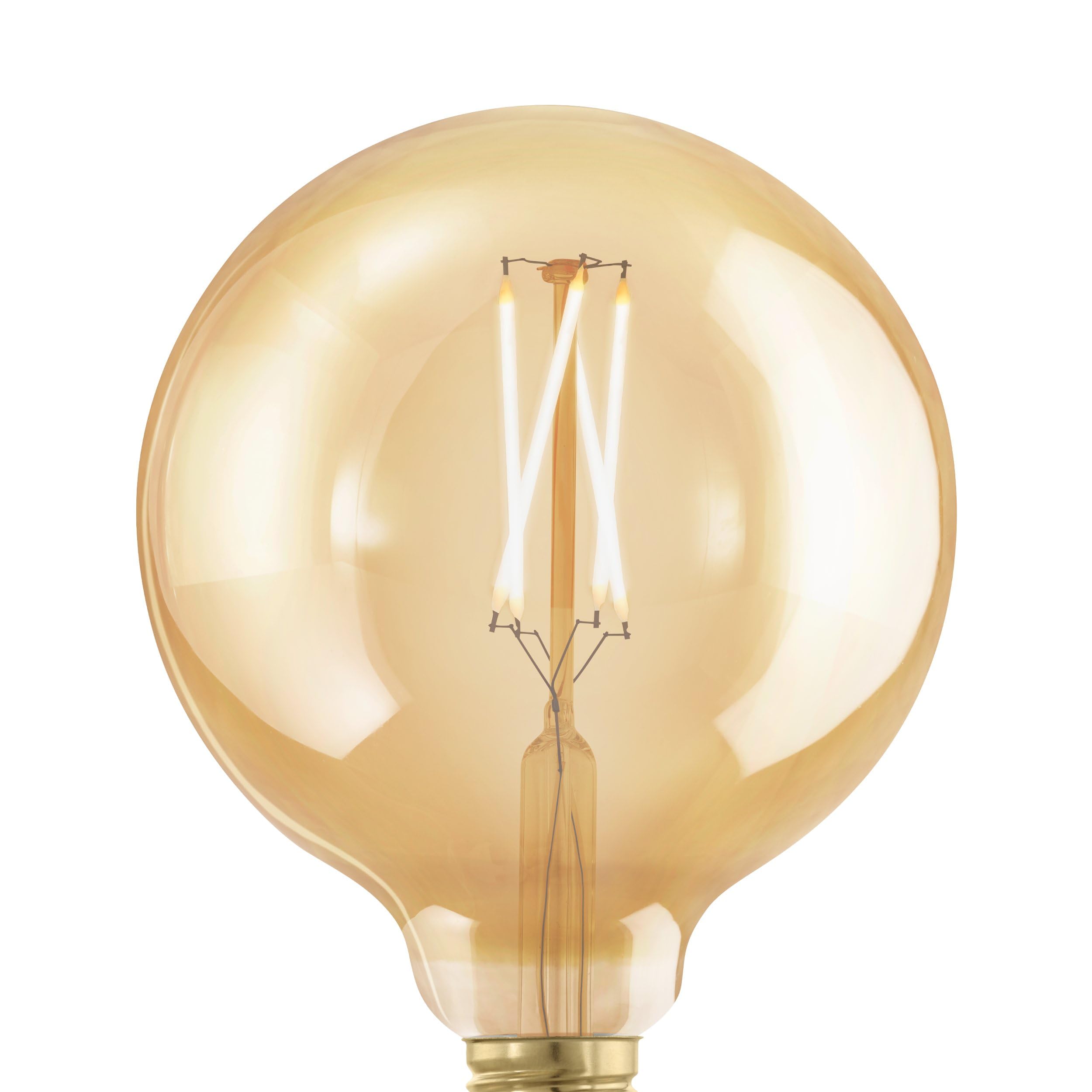 eglo-e27-led-lampe-golden-vintage-g125-dimmbar-4w-warmwei image 5