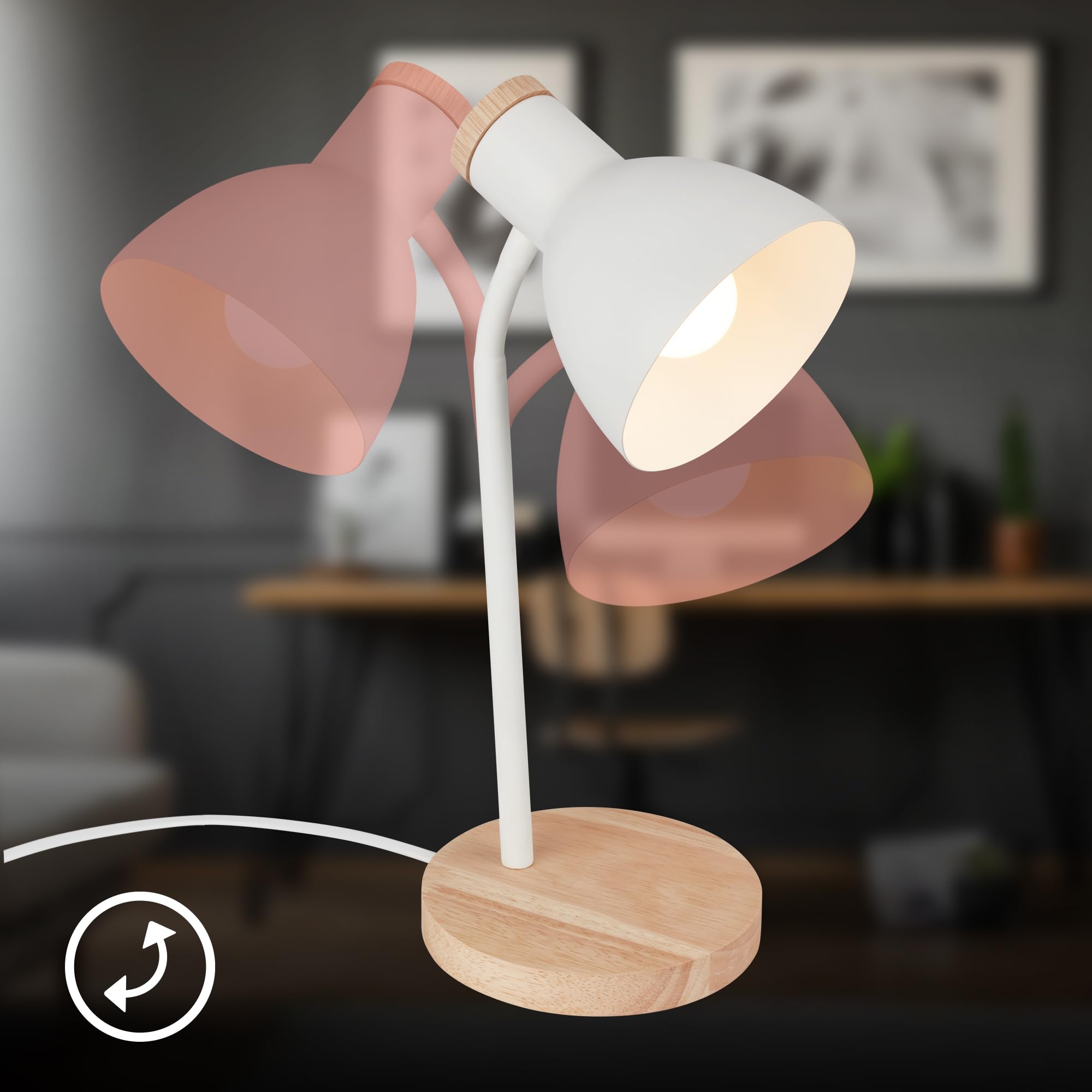 briloner-nachttischlampe-tischleuchte-wei-holz-schwenkbar-e14 image 5