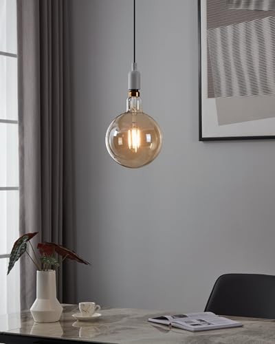 eglo-big-size-g200-globe-e27-led-amber-vintage-dimmbar-30-5-cm-4w-400lm-2200k image 8