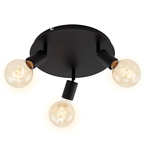 briloner-deckenlampe-vintage-3-flammig-schwenkbar-e27-spot-schwarz-30x8-cm image 7