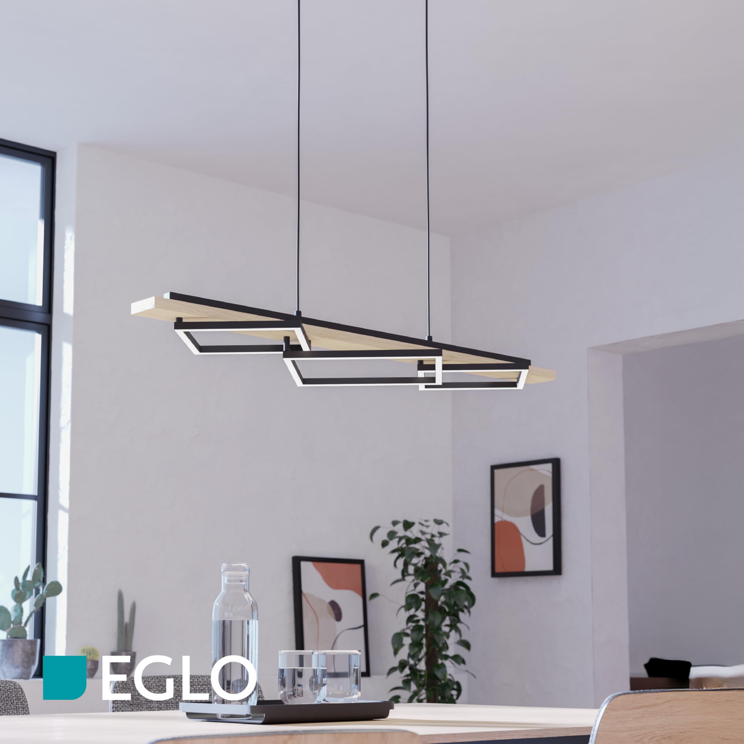 eglo-boyal-led-h-ngelampe-3-flammig-holz-schwarz-warmwei-101cm image 3