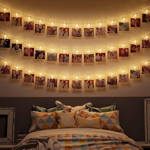 b-k-licht-led-foto-lichterkette-5m-mit-40-clips-super-warmwei-transparent image 8
