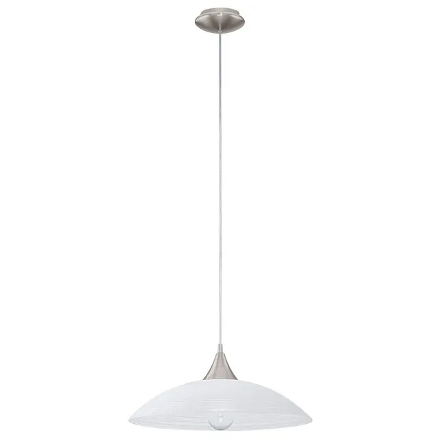 eglo-pendelleuchte-lazolo-1-flammige-h-ngelampe-nickel-matt-wei-e27 image 1