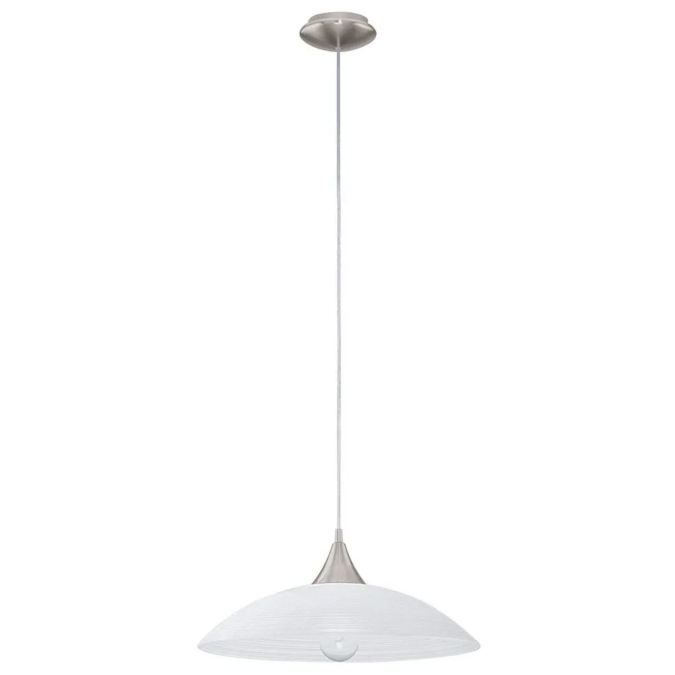eglo-pendelleuchte-lazolo-1-flammige-h-ngelampe-nickel-matt-wei-e27 image 1