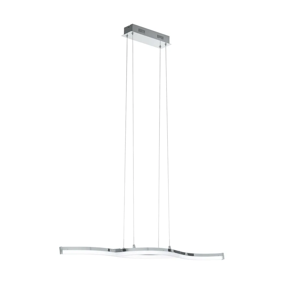 eglo-lasana-2-led-pendellampe-2-flammig-91-5-cm-chrom-wei image 1