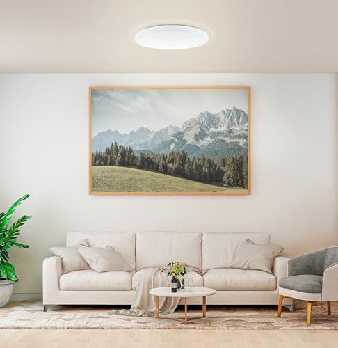 eglo-access-frania-a-led-deckenleuchte-rund-57-cm-wei-mit-kristall-effekt-und-fe image 8
