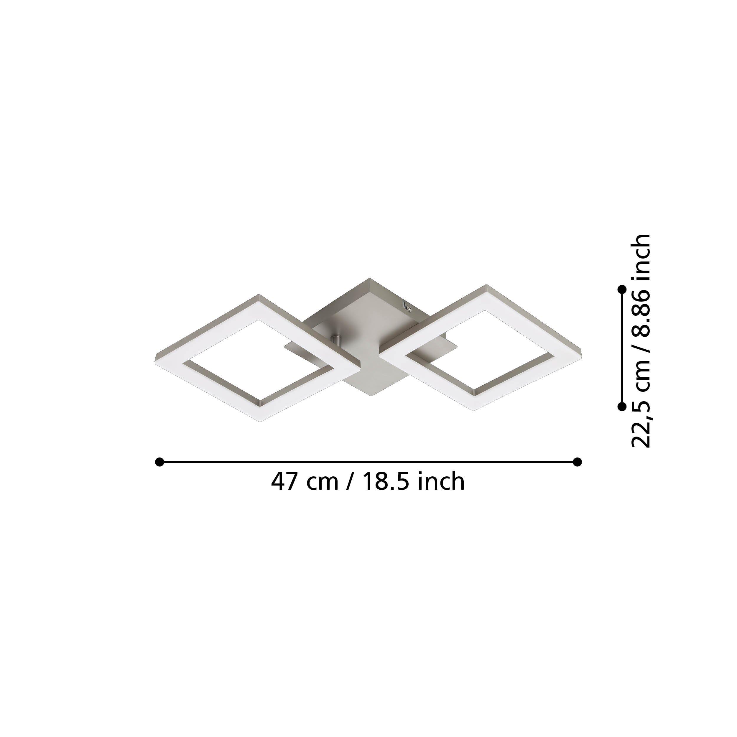 eglo-palmaves-2-led-deckenleuchte-2-flammig-47-cm-silber-wei image 2