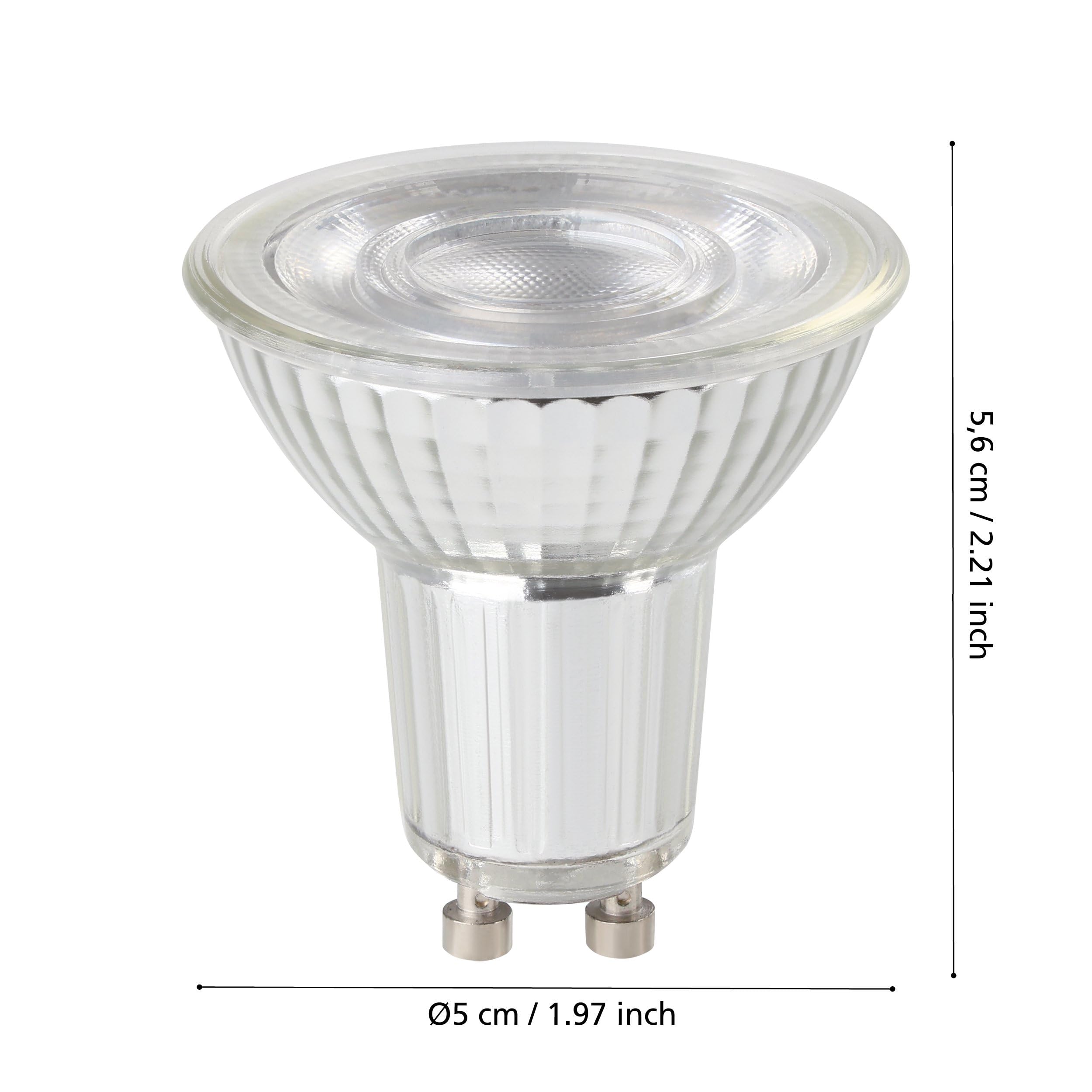 eglo-gu10-led-reflektor-spot-6w-warmwei-3000k-850lm-dimmbar-5-cm image 4