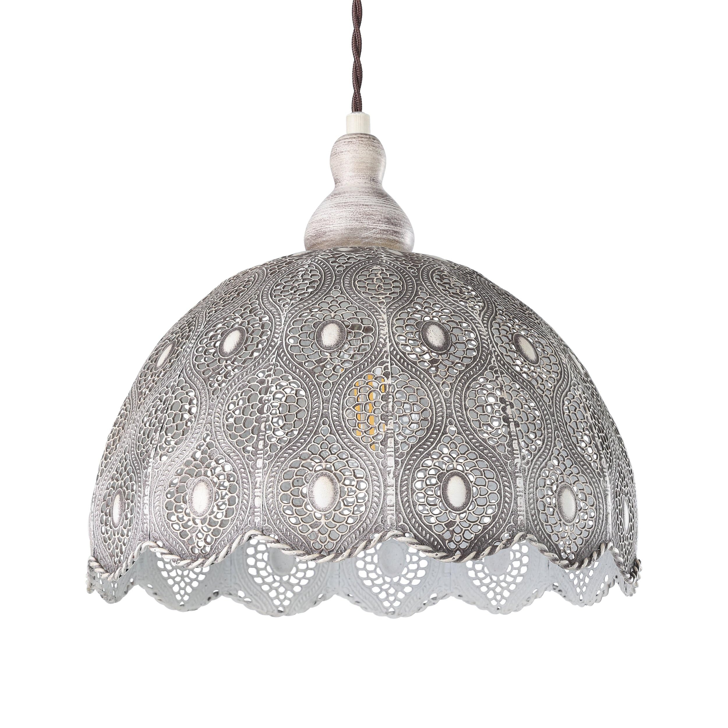 eglo-talbot-2-pendelleuchte-vintage-orientalisch-29-5-cm-e27-wei-antik image 4