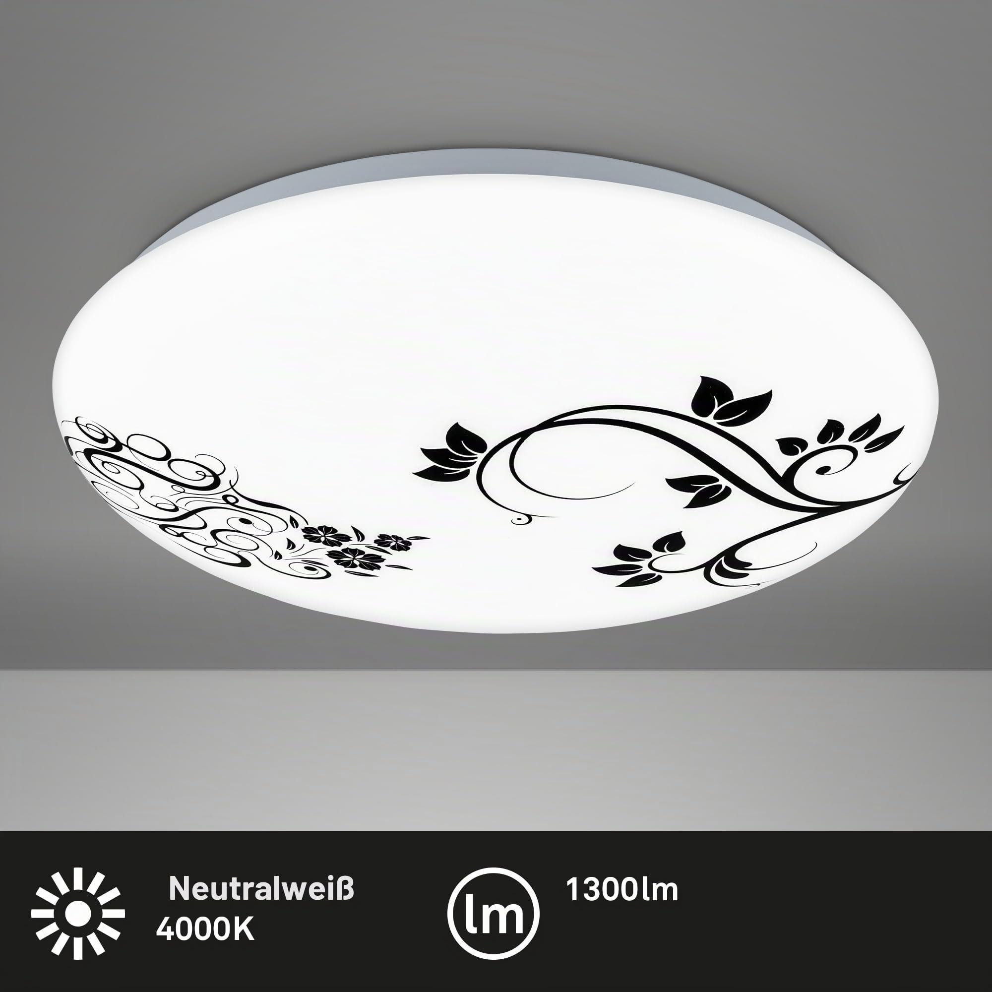 briloner-led-deckenleuchte-floral-28-cm-neutralwei-12w-1300lm image 2