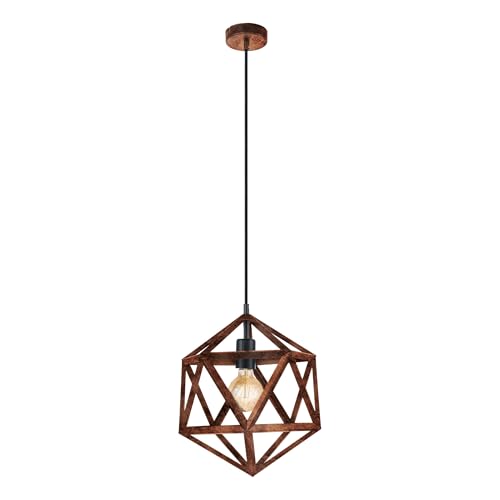 eglo-pendelleuchte-embleton-h-ngelampe-industrial-vintage-kupfer-e27 image 5
