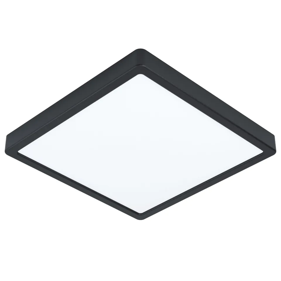 eglo-fueva-5-led-deckenleuchte-rund-28-5-cm-bad-deckenlampe-ip44-in-schwarz-wei image 1