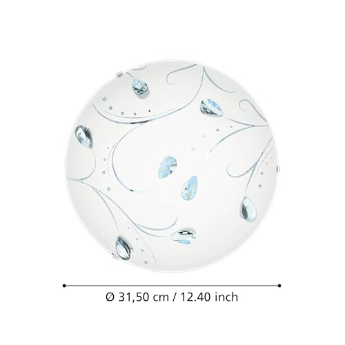 eglo-sorrenta-1-led-deckenleuchte-klassisch-wei-mit-kristallen-31-5-cm image 7