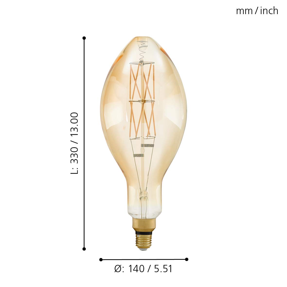 eglo-amber-vintage-led-e27-big-size-14-cm-8w-806lm-2100k-dimmbar image 6