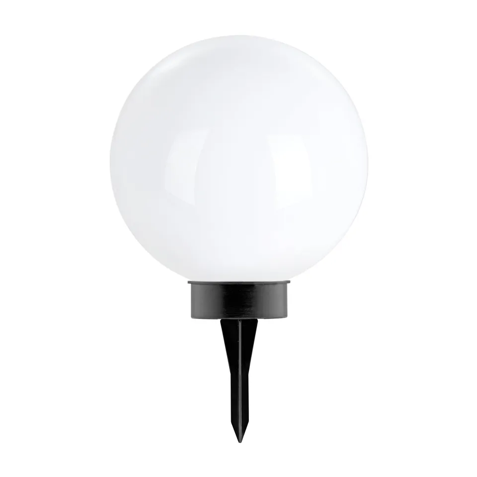 eglo-puglia-led-solar-kugel-gartenlampe-25-cm-schwarz-wei image 1