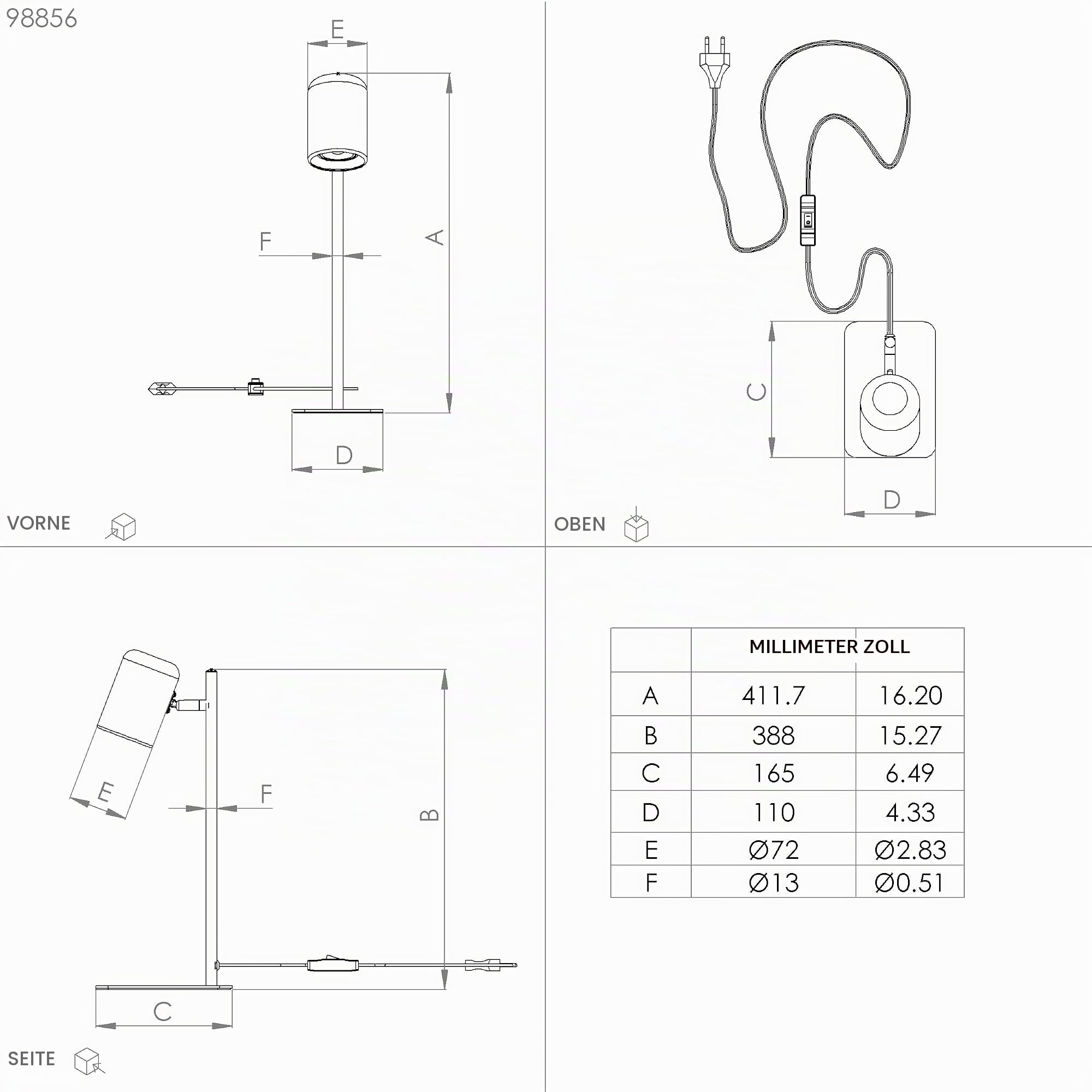 eglo-aloria-au-en-h-ngelampe-1-flammig-laterne-schwarz-aluminiumguss-e27-ip44 image 4