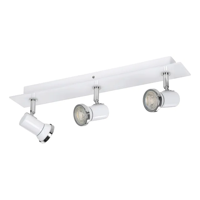 eglo-tamara-1-led-deckenleuchte-3-flammig-ip44-chrom-wei-inkl-gu10 image 1