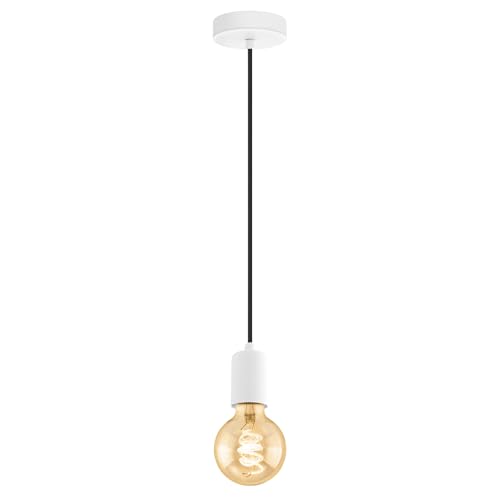 eglo-yorth-pendelleuchte-1-flammig-schnurpendel-wei-schwarz image 7
