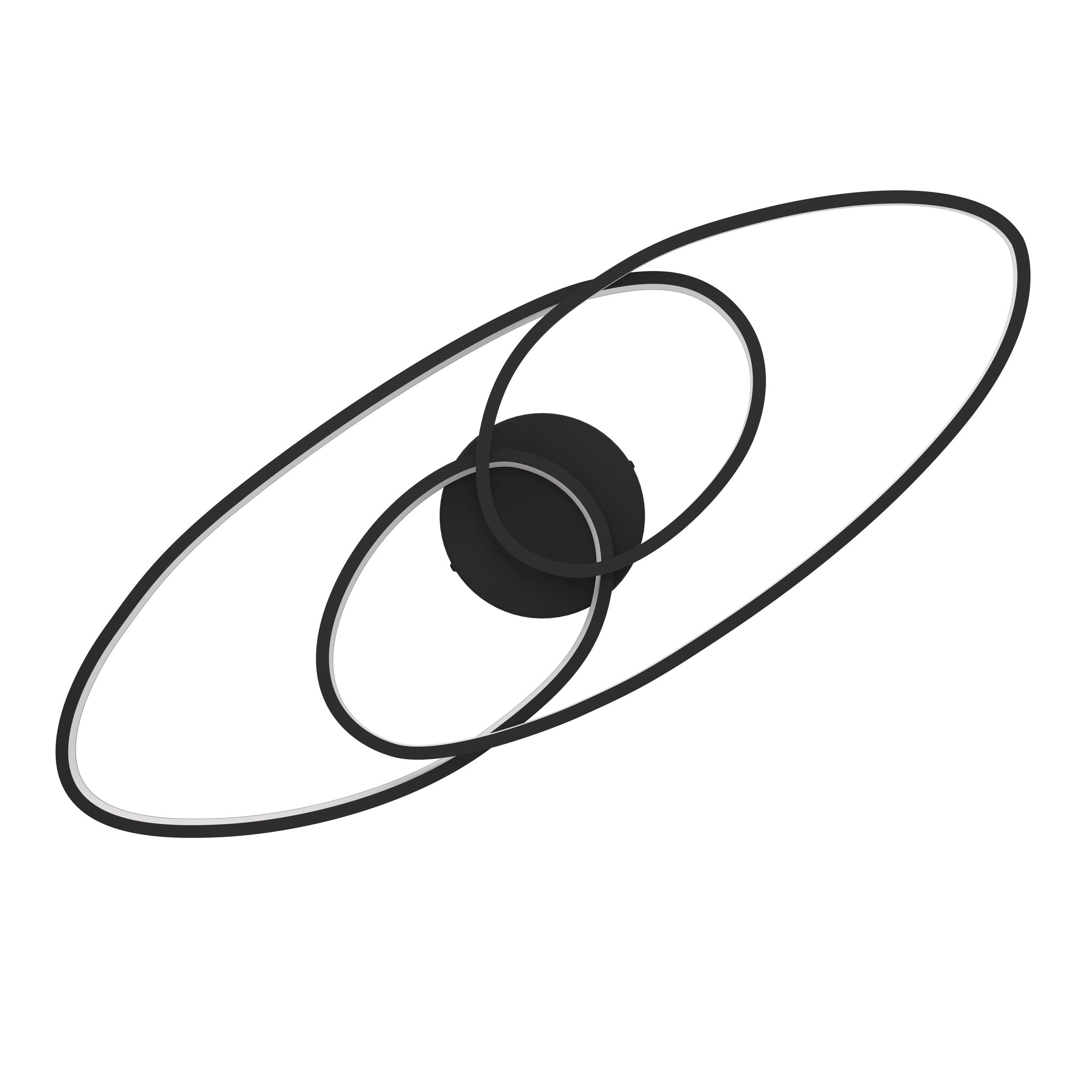 eglo-gianella-led-deckenleuchte-88-cm-dimmbar-schwarz-wei-warmwei image 2