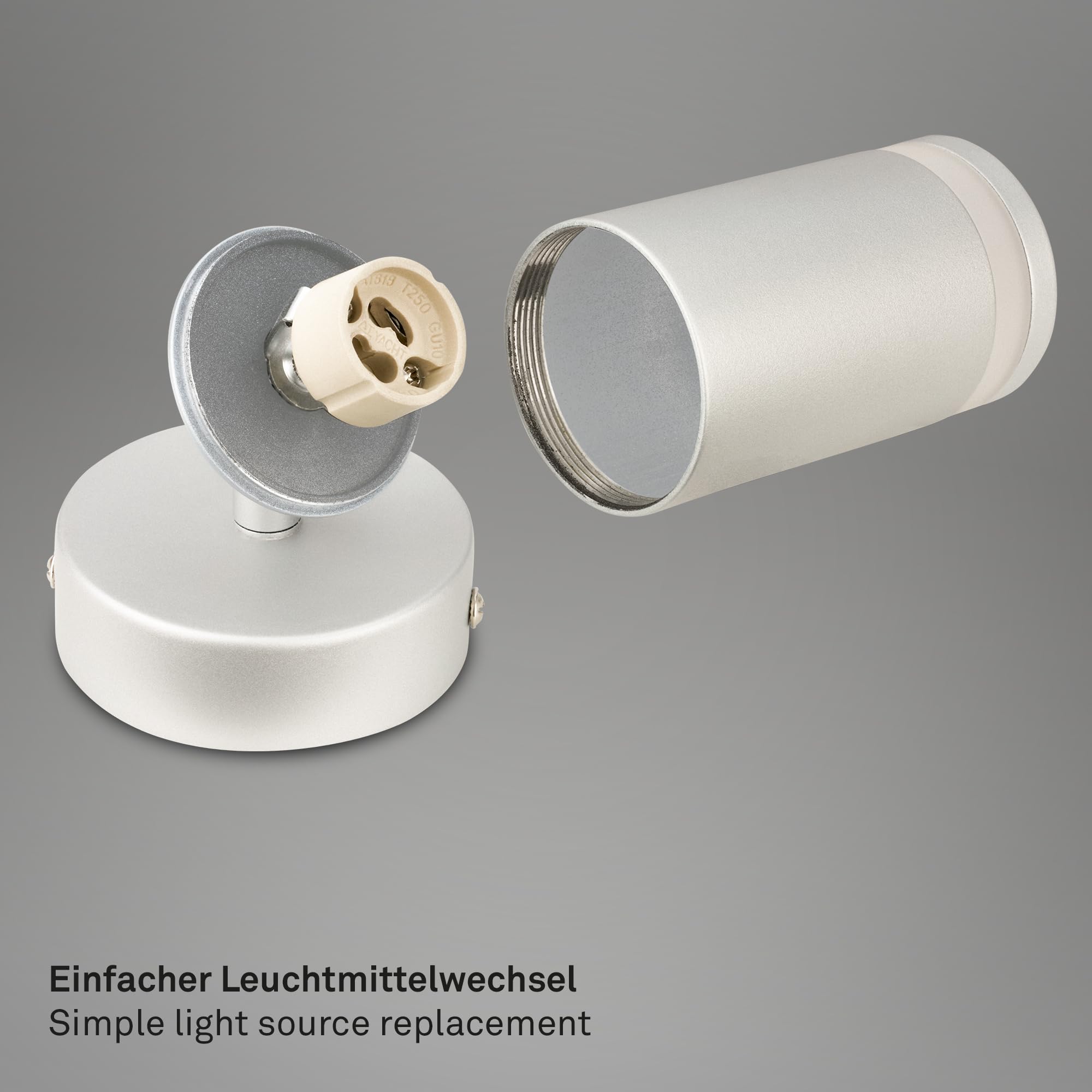briloner-wandleuchte-gu10-schwenkbar-mit-seitlichem-lichtauslass-chrom-matt image 6