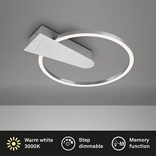 briloner-led-deckenleuchte-rund-29-5-cm-aluminium-12w-warmwei-3-stufen-dimmbar image 8