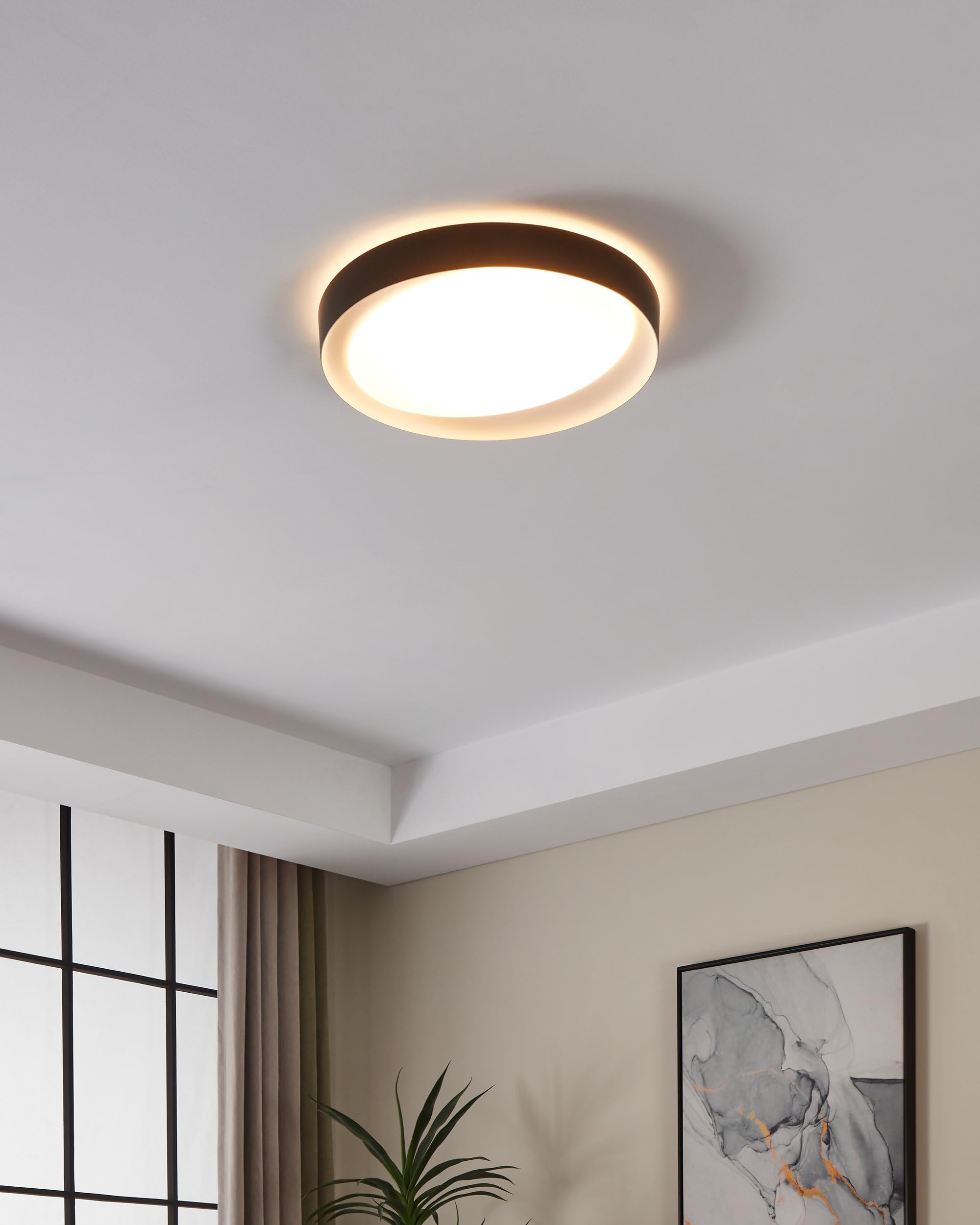 eglo-laurito-led-deckenleuchte-rund-mit-fernbedienung-schwarz-wei-49-cm image 5