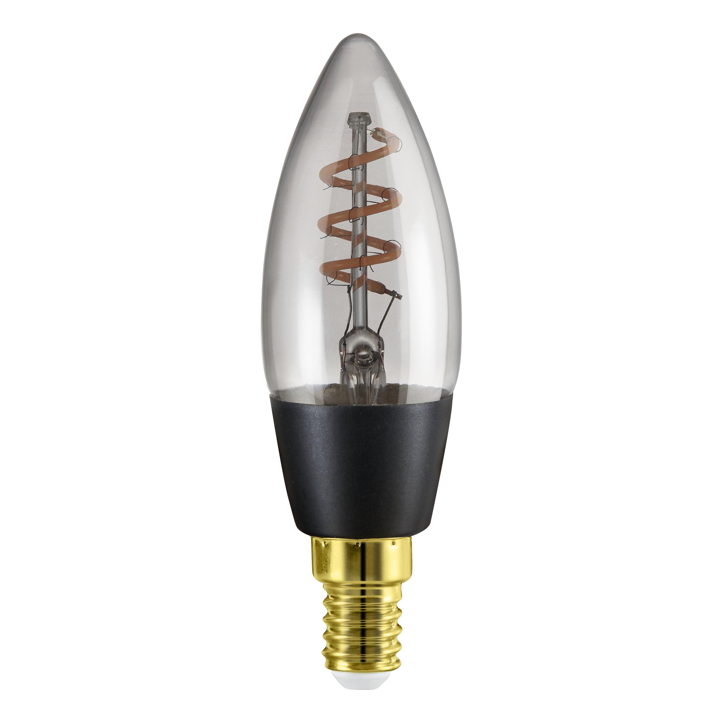 eglo-connect-z-smart-home-led-e14-c35-kerze-vintage-rauchglas-schwarz-4w image 1
