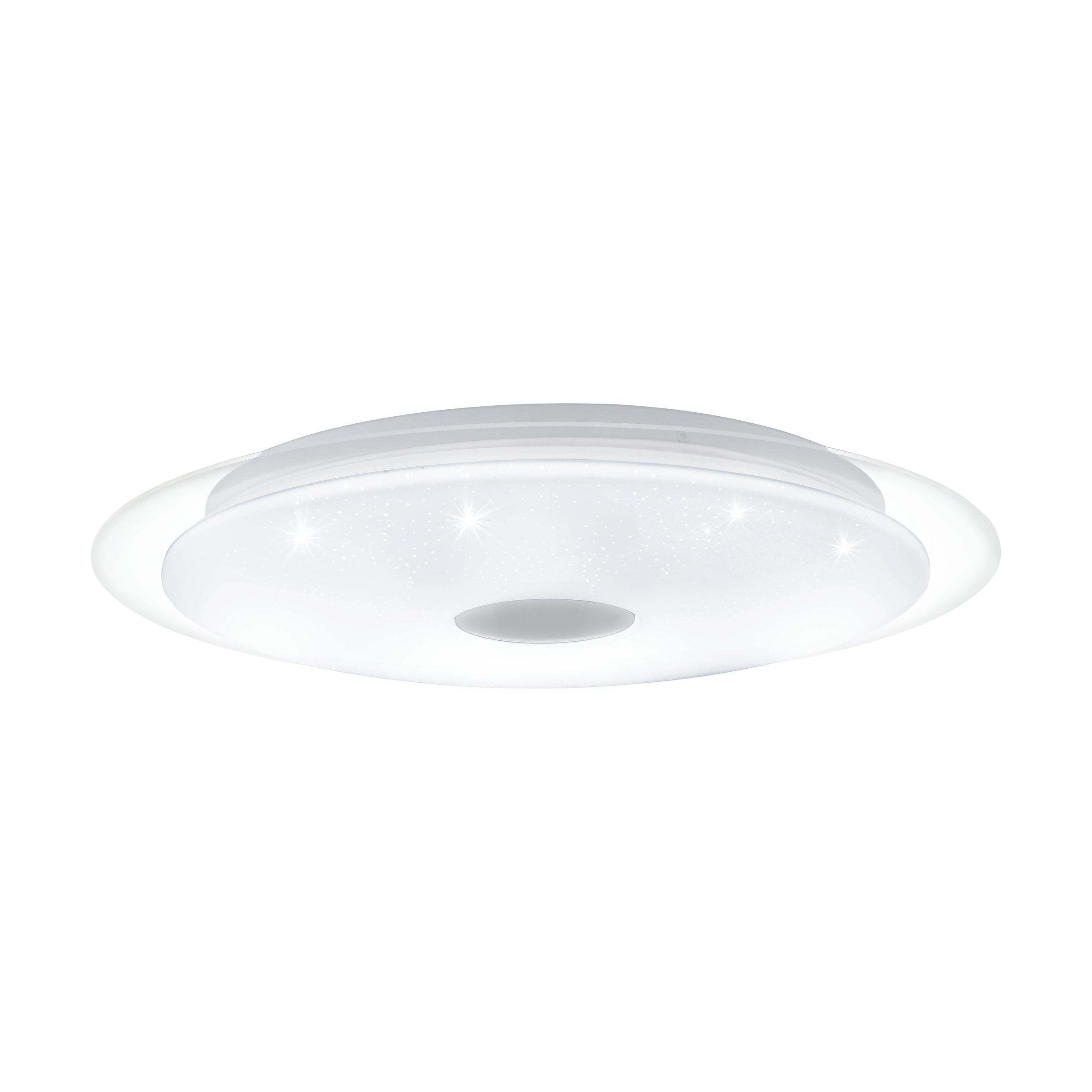 eglo-led-deckenleuchte-lanciano-1-40-cm-mit-fernbedienung-und-kristall-effekt image 1
